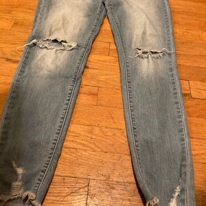 Light wash high waisted KanCan jeans